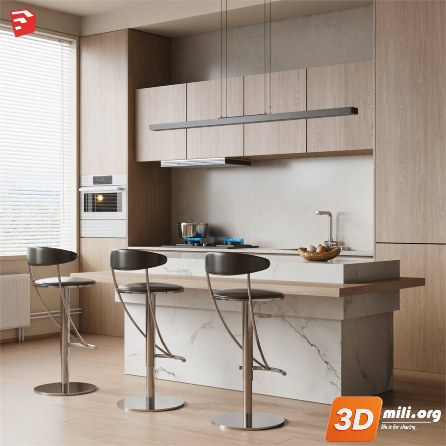Kitchen island Skp Files